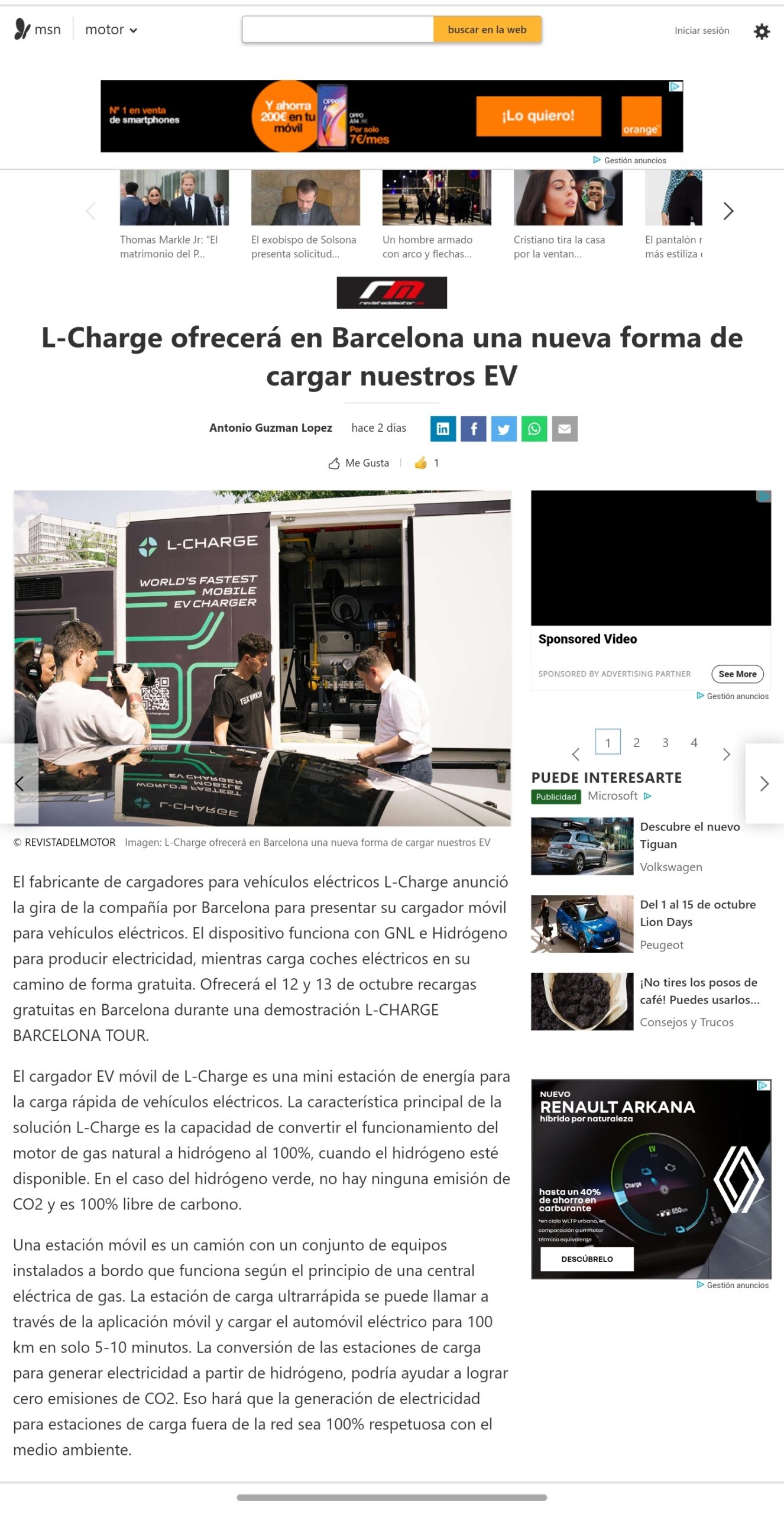 L-Charge Barcelona Tour -MSN Motor