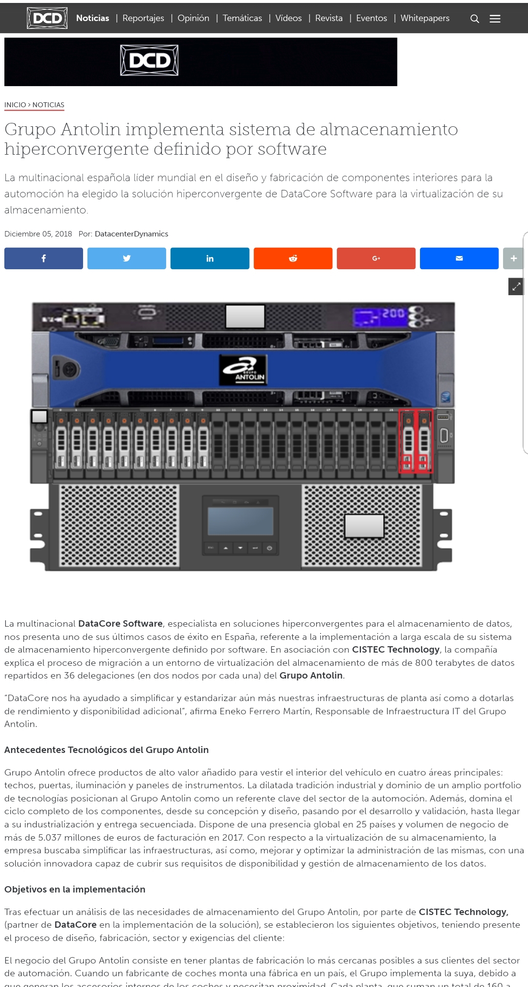 DataCore – Data Center Dynamics