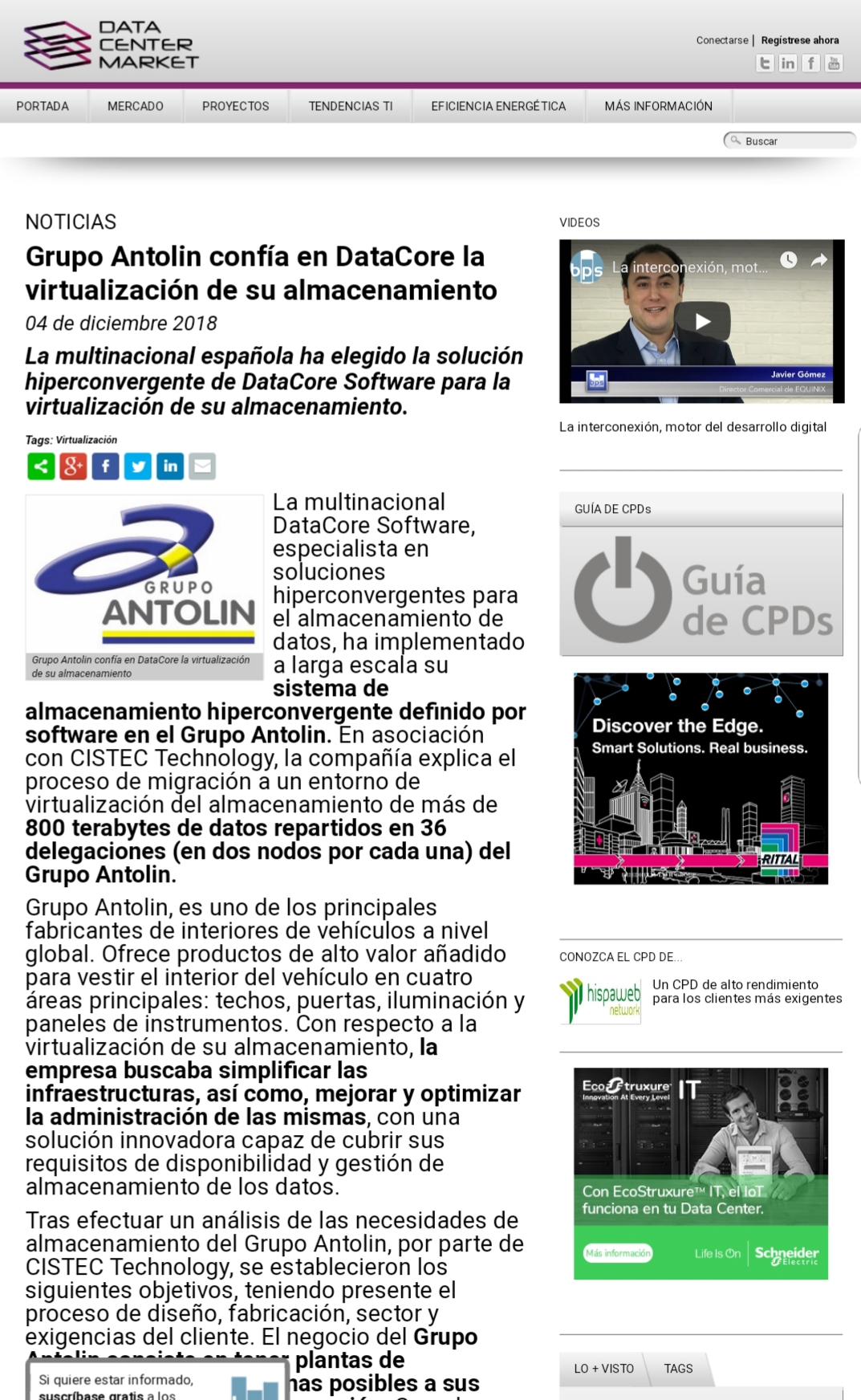 DataCore – Data Center Market