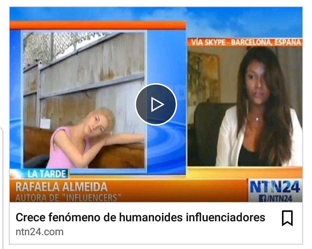 Crece fenómeno de humanoides influenciadores – Entrevista para NTN24 Internacional