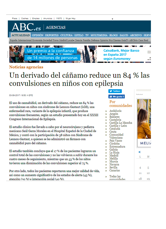 CMW Media / Hempmeds – Diario ABC – Septiembre 2017 Agencia de Comunicación Barcelona, Agencia de Marketing Barcelona, Agencia de Influencers Barcelona
