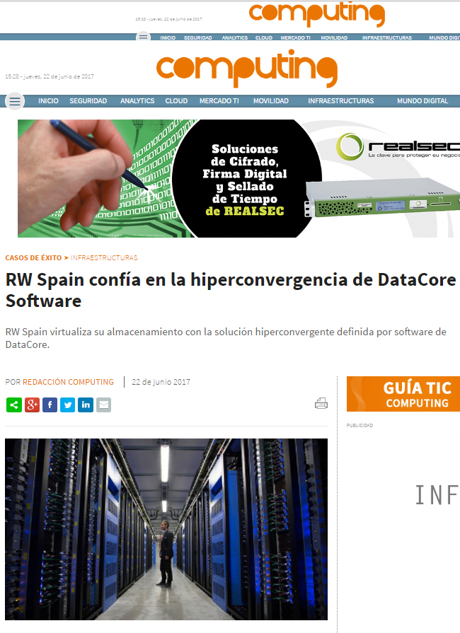 DataCore – Computing – Junio 2017 – Agencia de Comunicación Barcelona, Agencia PR Barcelona, Agencia PR España